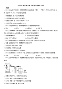 2022年中考化学二轮复习专题燃料（一）