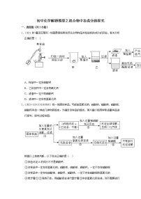 2021年初中化学解题模型之混合物中各成分的探究（含答案）