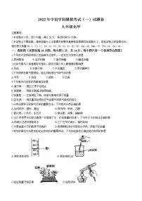 2022年河南省平顶山市中考一模化学试题(word版含答案)
