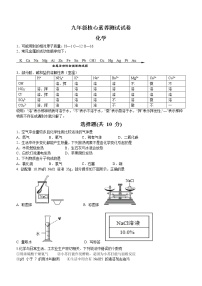 2022年吉林省长春市二道区长春市赫行实验学校中考二模化学试题