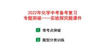 2022年中考化学二轮专题突破——实验探究题课件PPT