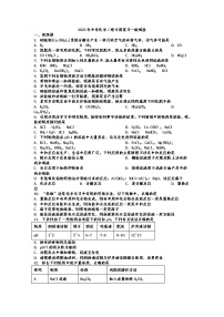 2022年中考化学二轮专题复习酸碱盐