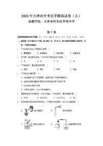 2022年天津市河东区华英中学中考模拟化学试卷（五）(word版含答案)