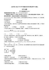 2022年山西省晋中市中考考前适应性训练化学试题