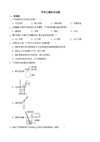 2022届河南省洛阳市涧西区中考三模化学试题解析版