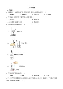 2022届湖南省株洲市中考一模化学试题解析版