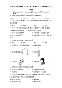 2022年江西省初中百校学业水平仿真模拟（二模）联考化学试题(word版含答案)