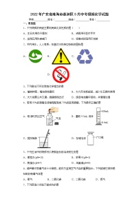 2022年广东省珠海市香洲区5月中考模拟化学试题(word版含答案)