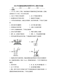 2022年安徽省合肥市包河区中考二模化学试题(word版含答案)