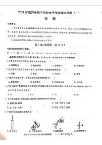 2022年山东省临沂市初中学业水平考试化学模拟试题（一）（无答案）