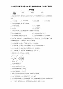 2022年四川省眉山市东坡区九年级诊断监测（一诊）理综化学试题(含答案)