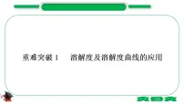 1-5 重难突破1 溶解度及溶解度曲线的应用(精练)-2021年中考化学一轮复习精讲精练优质课件(全国通用)
