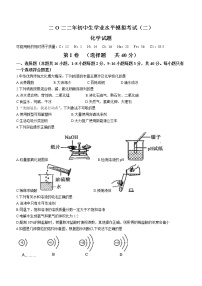 2022年山东省聊城市冠县中考二模化学试题（无答案）