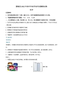 2022年安徽省亳州市蒙城县中考模拟化学试题(解析版)