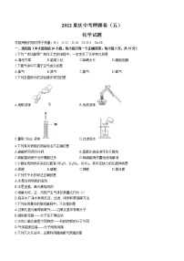 2022年重庆市中考押题卷化学试题（五）(word版含答案)