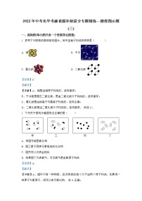 专题03 微观图示题（三）-2022年中考化学考前查漏补缺提分专题精练（全国通用）