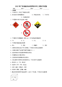 2022年广东省韶关市乳源县中考二模化学试题(word版含答案)