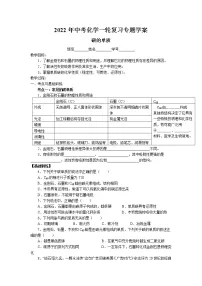 2022年中考化学一轮复习专题学案-碳的单质