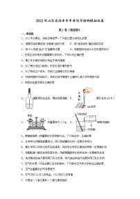 2022年山东省菏泽市中考预测模拟化学试卷 (word版含答案)