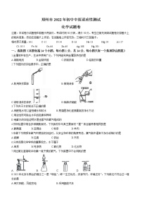 2022年河南省郑州市中考模拟化学试题(word版含答案)