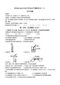 2022年陕西省咸阳市武功县中考三模化学试题(word版含答案)