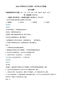 2022年四川省广元市利州区九年级第一次学业水平监测化学卷及答案（文字版）