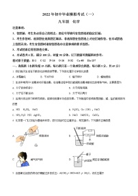 2022年湖南省常德市汉寿县中考一模化学卷及答案（文字版）