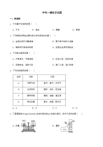 江苏省镇江市2022年中考一模化学试题及答案