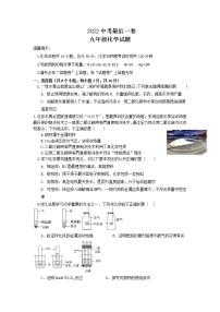 2022年山东省枣庄中考最后一卷化学试题（无答案）