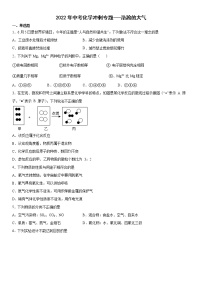 2022年中考化学冲刺专题---浩瀚的大气测试题