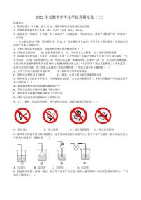 2022年安徽省中考化学仿真模拟卷（二）(含答案)