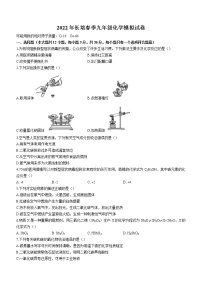 2022年湖南省长沙市湘郡培粹实验中学6月模拟化学试题(word版含答案)