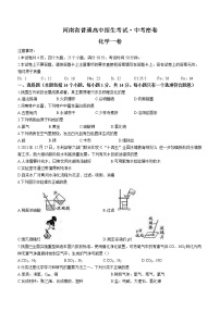 2022年河南省联考九年级中考密卷一化学试题(word版含答案)