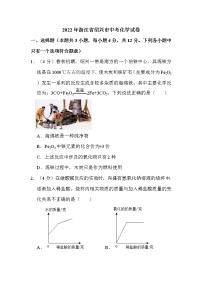 2022年浙江省绍兴市中考化学试卷解析版
