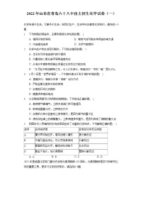 2022年山东省青岛六十八中自主招生化学试卷（一）（包含答案解析）