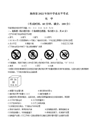 2022年海南省中考真题化学卷及答案（文字版）