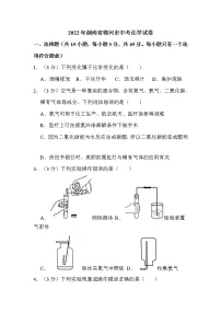 2022年湖南省郴州市中考化学试卷解析版