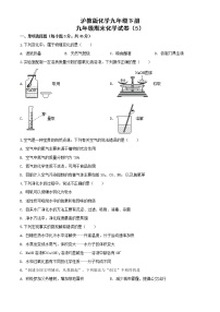 沪教版化学九年级下册  期末测试卷5（含答案）