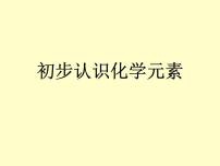 北京课改版九年级上册第一节 初步认识化学元素多媒体教学ppt课件