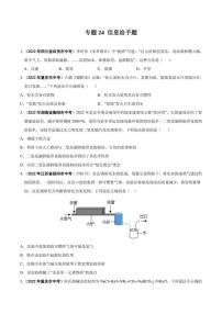 2022年中考化学学真题分类汇编 专题24 信息给予题（学生版+解析版）