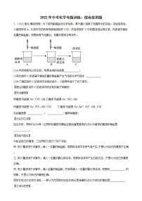 2022年中考化学专题训练 综合应用题