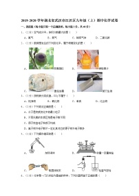 2019-2020学年湖北省武汉市江汉区九年级（上）期中化学试卷