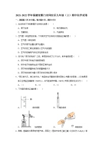 2021-2022学年福建省厦门市同安区九年级（上）期中化学试卷(含答案)