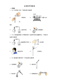 初中化学课题3 走进化学实验室第三课时课时练习