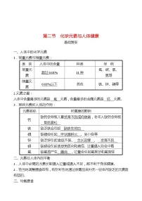 初中2 化学元素与人体健康测试题
