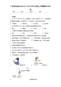 广西贵港市桂平市2021-2022学年九年级上学期期末化学试题(含答案)