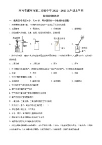 河南省漯河市第二实验中学2022-2023学年九年级上学期阶段检测化学试题(含答案)