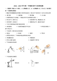 山东省德州市乐陵市化楼镇化楼中学2022-2023学年九年级上学期第一次月考化学试题(含答案)