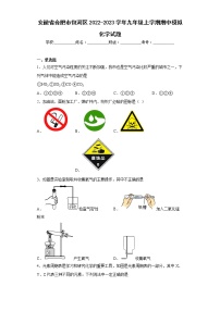 安徽省合肥市包河区2022-2023学年九年级上学期期中模拟化学试题(含答案)