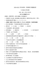 2020-2021学年上学期山东省青岛市四校联考九年级期中化学试题（无答案）